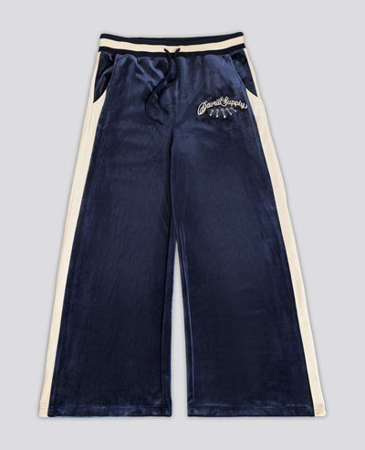 PALACEBLUE VELVET JOGGERS