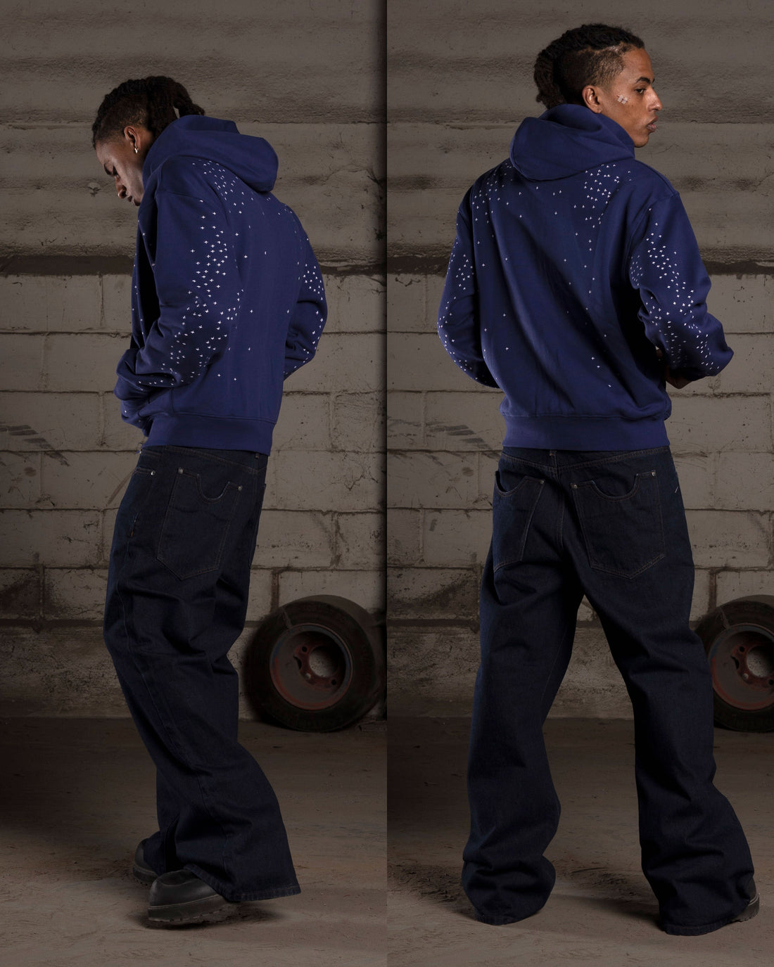 BLUE STARDUST ZIP