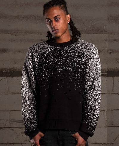 BLACK STARDUST KNIT